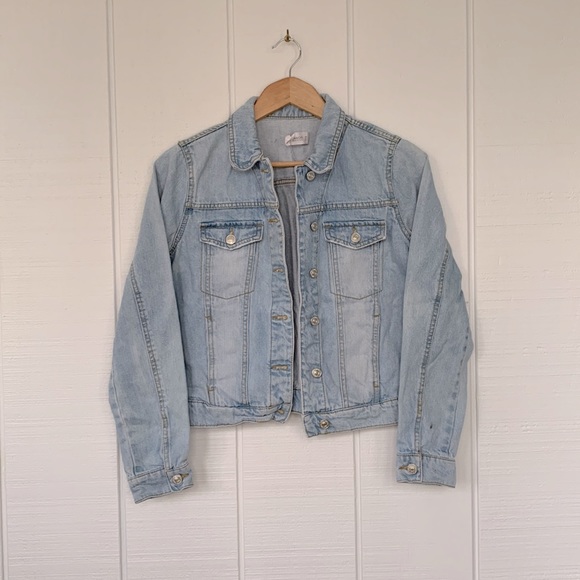 Mango Jackets & Blazers - Lightwash Jean Denim Trucker Jacket